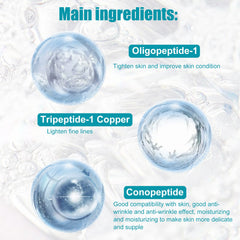 EELHOE Hydroconus Peptide Anti-Wrinkle Serum, Skin Repair Crow's Feet Law Firming Wrinkles And Beautifying Skin